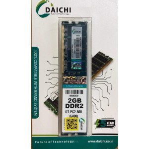 Daichi 2 GB DDR2 RAM For Desktop  (5 Year Warranty)